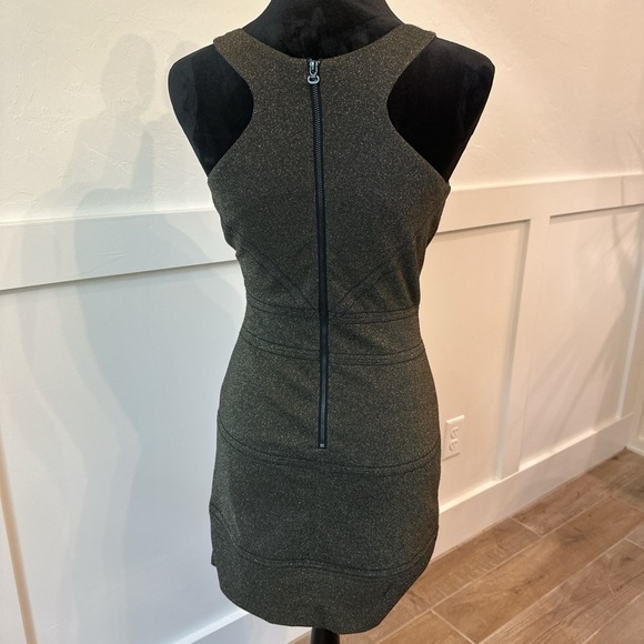 BCBGeneration Gray Sleeveless Bodycon Mini Dress - Picture 2 of 4